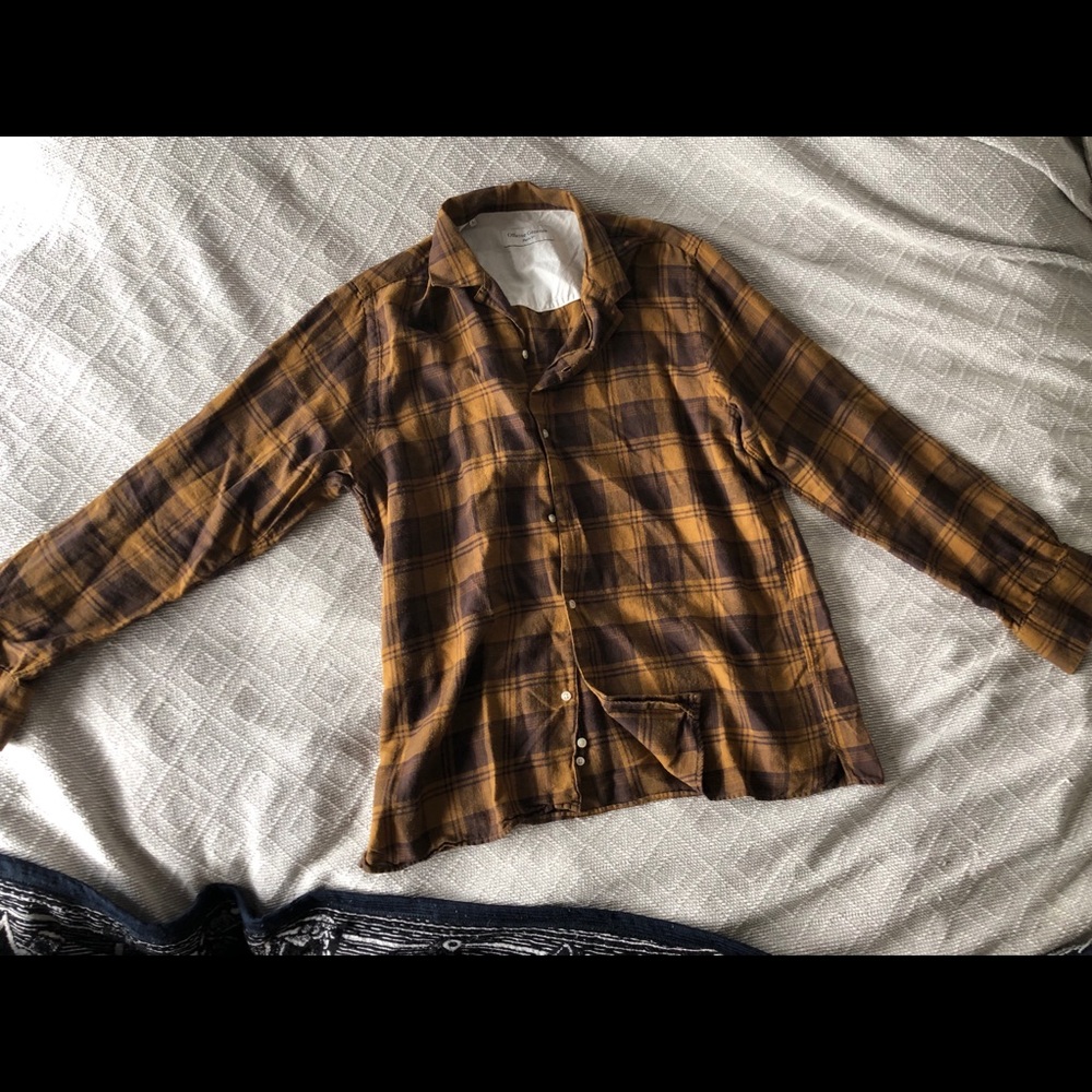 Officine Generale Flannel Lyocell Shirt